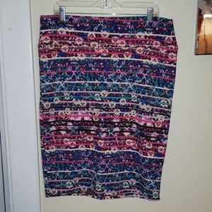 LuLaRoe Cassie Pencil Skirt 2XL